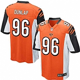 Nike Men & Women & Youth Bengals #96 Carlos Dunlap Orange Team Color Game Jersey,baseball caps,new era cap wholesale,wholesale hats